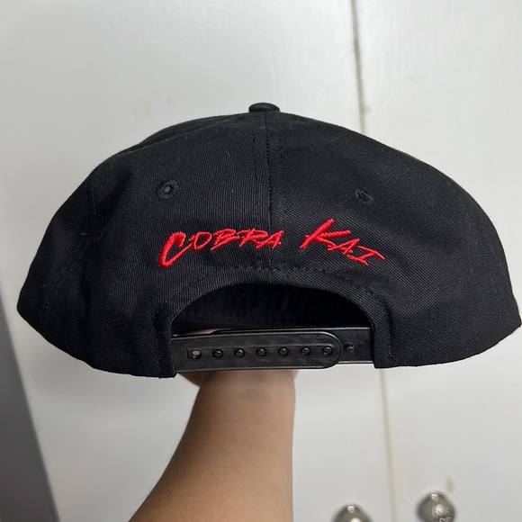 Karate Kid Cobra Kai black snap back adjustable hat Sony Pictures 2019 - Picture 3 of 9